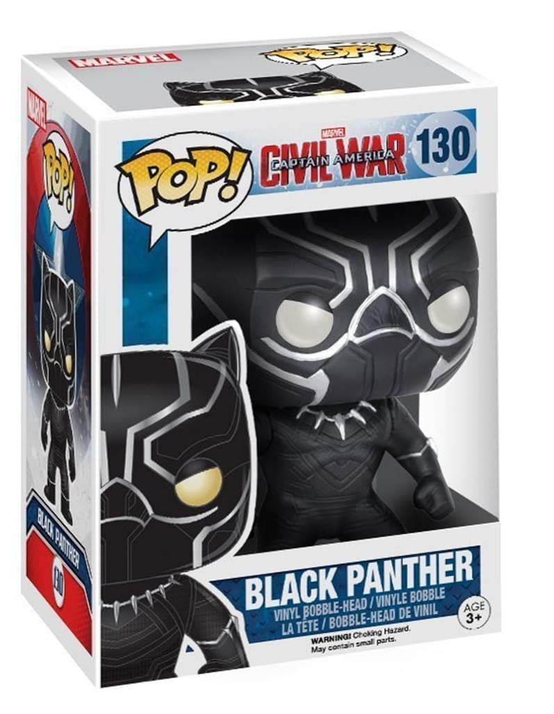 FUNKO POP! Marvel: Captain America Civil War - Black Panther